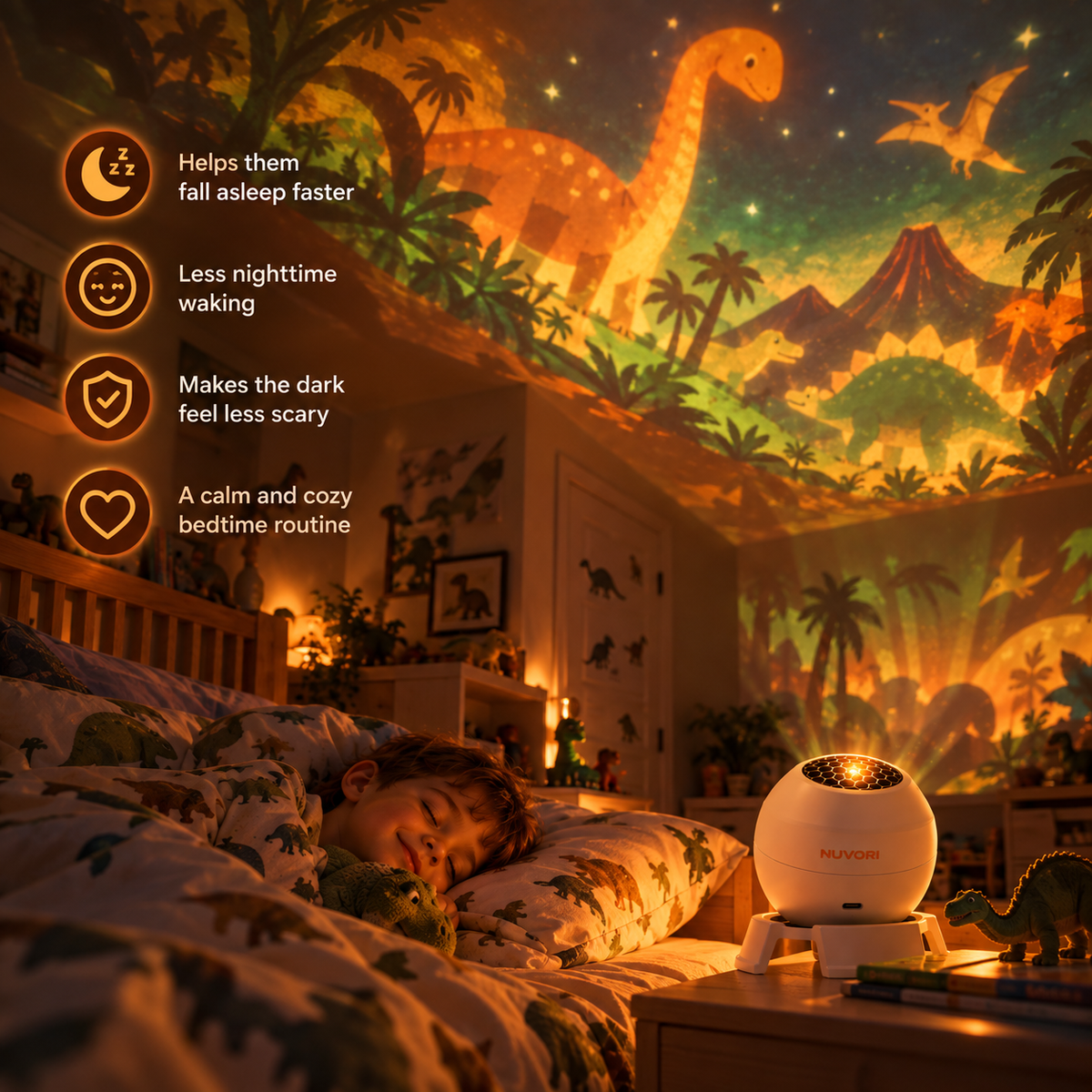 Nuvori - 360° Dinosaur Projector